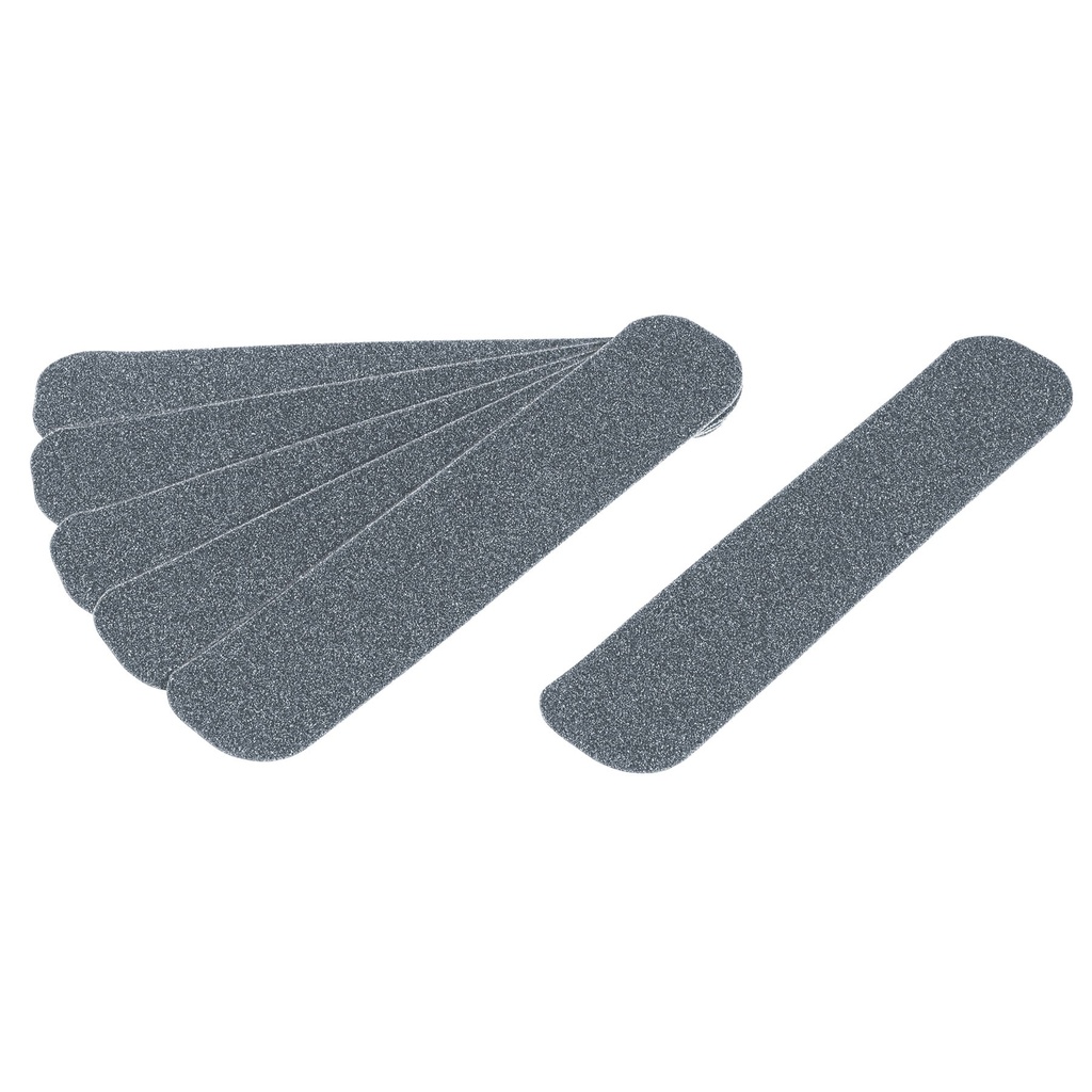 101775 / Tarjeta 6 tiras 23cm antiderrapantes grises 50mm área húmeda, Truper