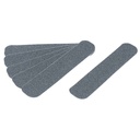 101775 / Tarjeta 6 tiras 23cm antiderrapantes grises 50mm área húmeda, Truper