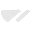 101447 / Tarjeta 6 tiras 23cm antiderrapantes trans. 50mm área húmeda, Truper