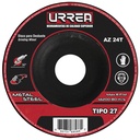 Disco abrasivo tipo 27 para metal 4-1/2" x 1/8", Urrea