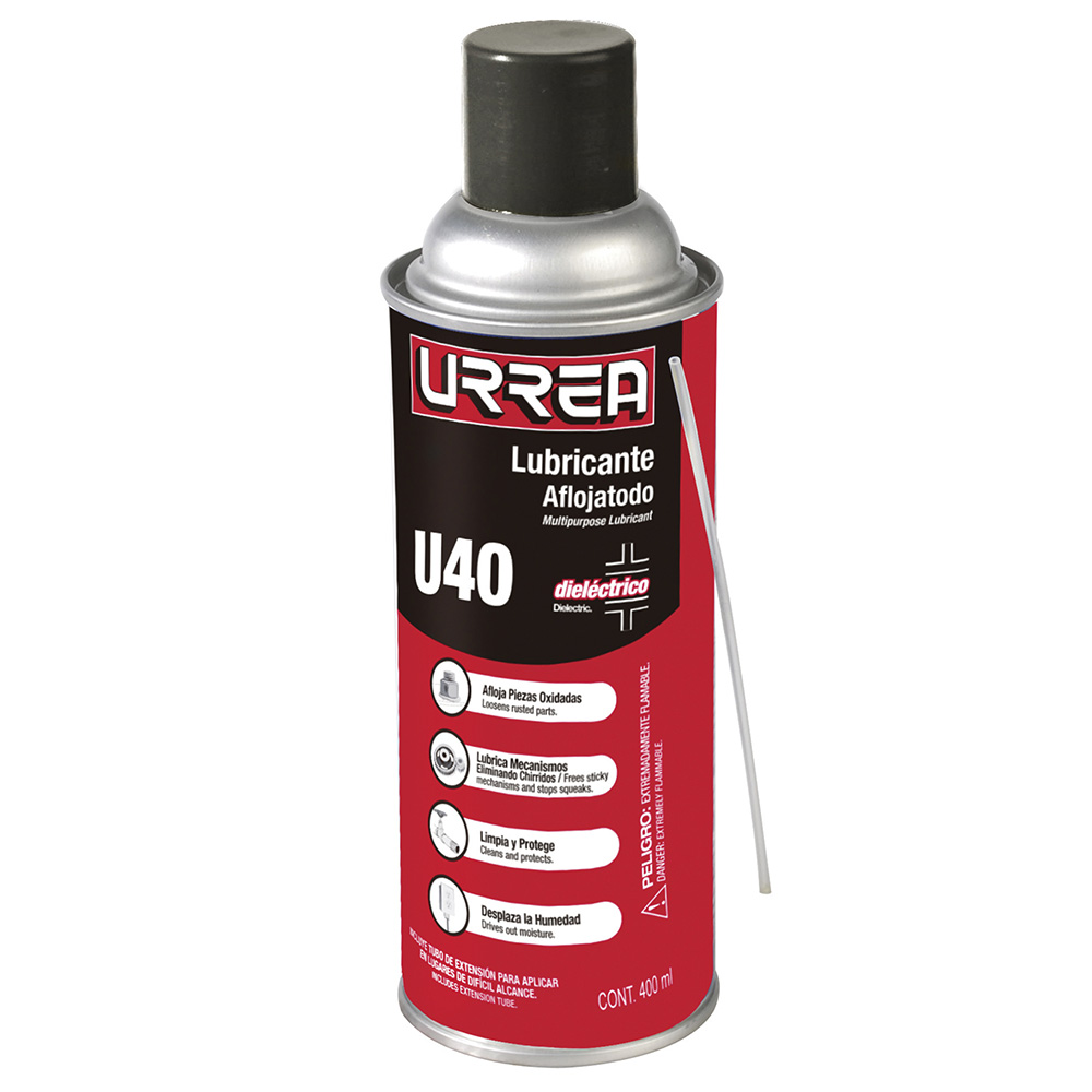 Aceite aflojatodo dieléctrico 400 ml, Urrea