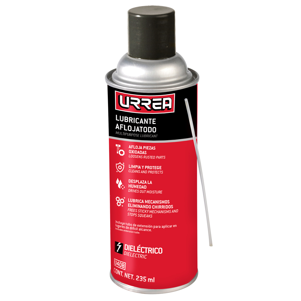 Aceite aflojatodo dieléctrico 235 ml, Urrea