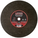 Disco abrasivo tipo 1 para metal 14" x 7/64", Urrea