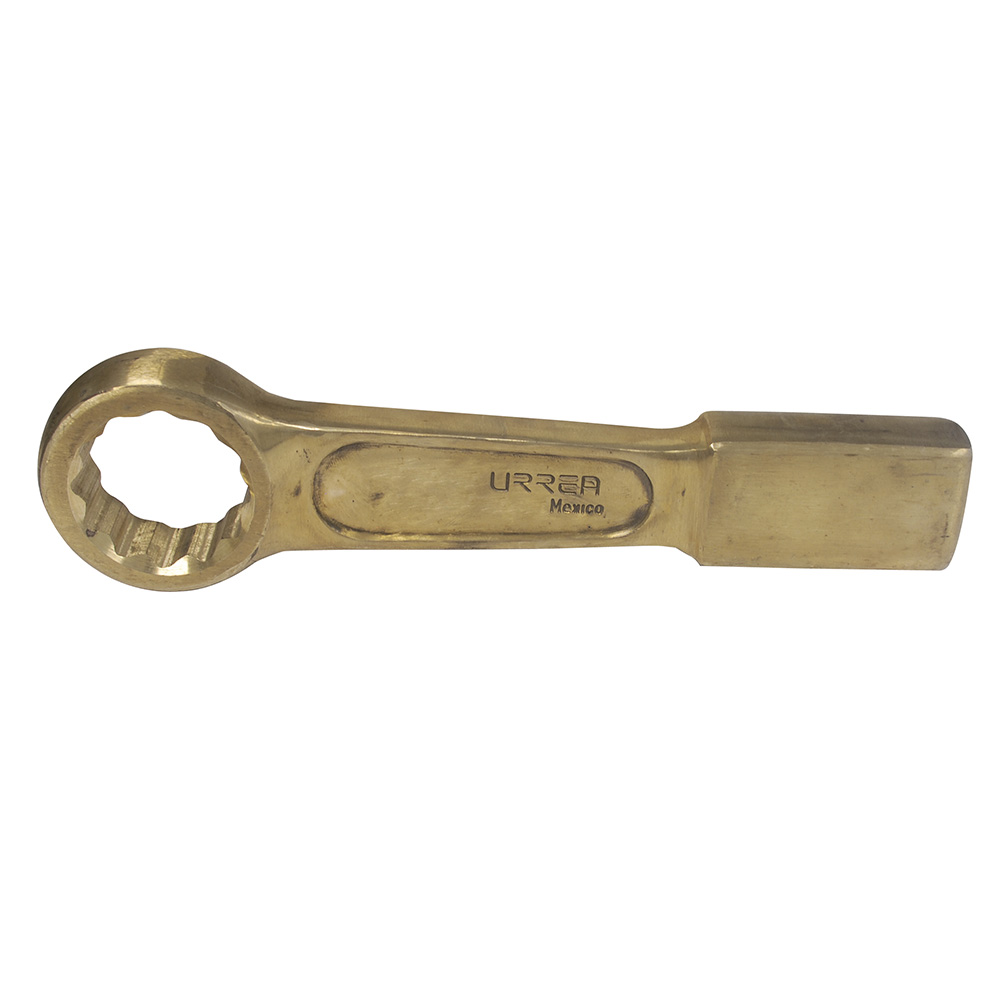 Llave de golpe plana de bronce-aluminio antichispa en pulgadas, 12 puntas, 1-1/16", Urrea