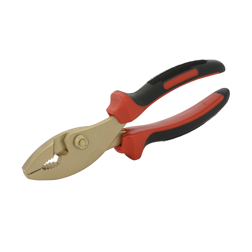 Pinza de bronce-aluminio antichispa 8", para mecánico, Urrea