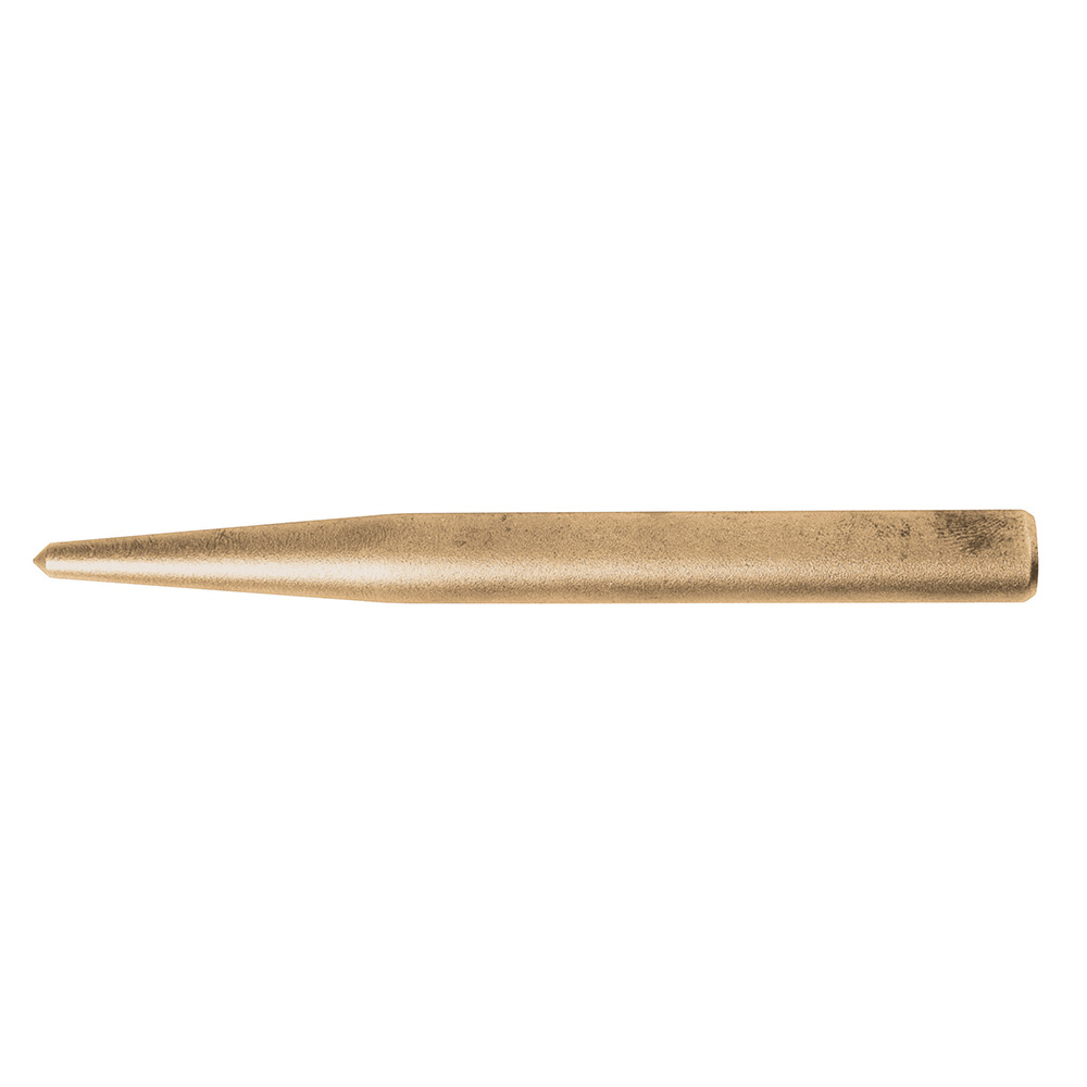 Punto para centrar de bronce-aluminio antichispa de 90°, 1/2", Urrea
