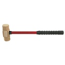 Marro de bronce-aluminio antichispa de 18lb con mango largo de fibra de vidrio 20", Urrea