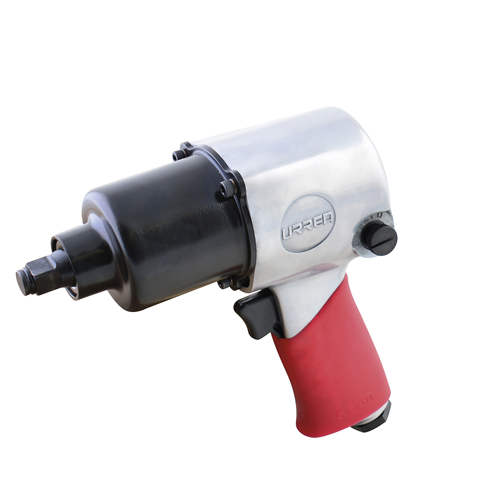 Pistola de impacto neumática cuadro de 1/2" 400 Ft-lb sistema twin hammer, Urrea