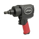 Pistola de impacto neumática cuadro de 1/2" 442 Ft-lb composite sistema twin hammer, Urrea