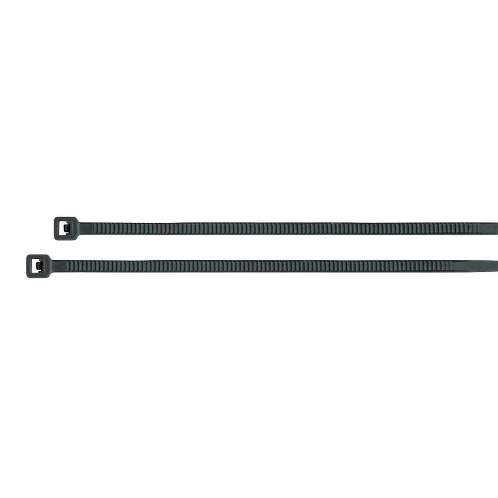 44321 / Bolsa con 100 cinchos plásticos 18 lb, 150x2.5 mm, negros, Volteck