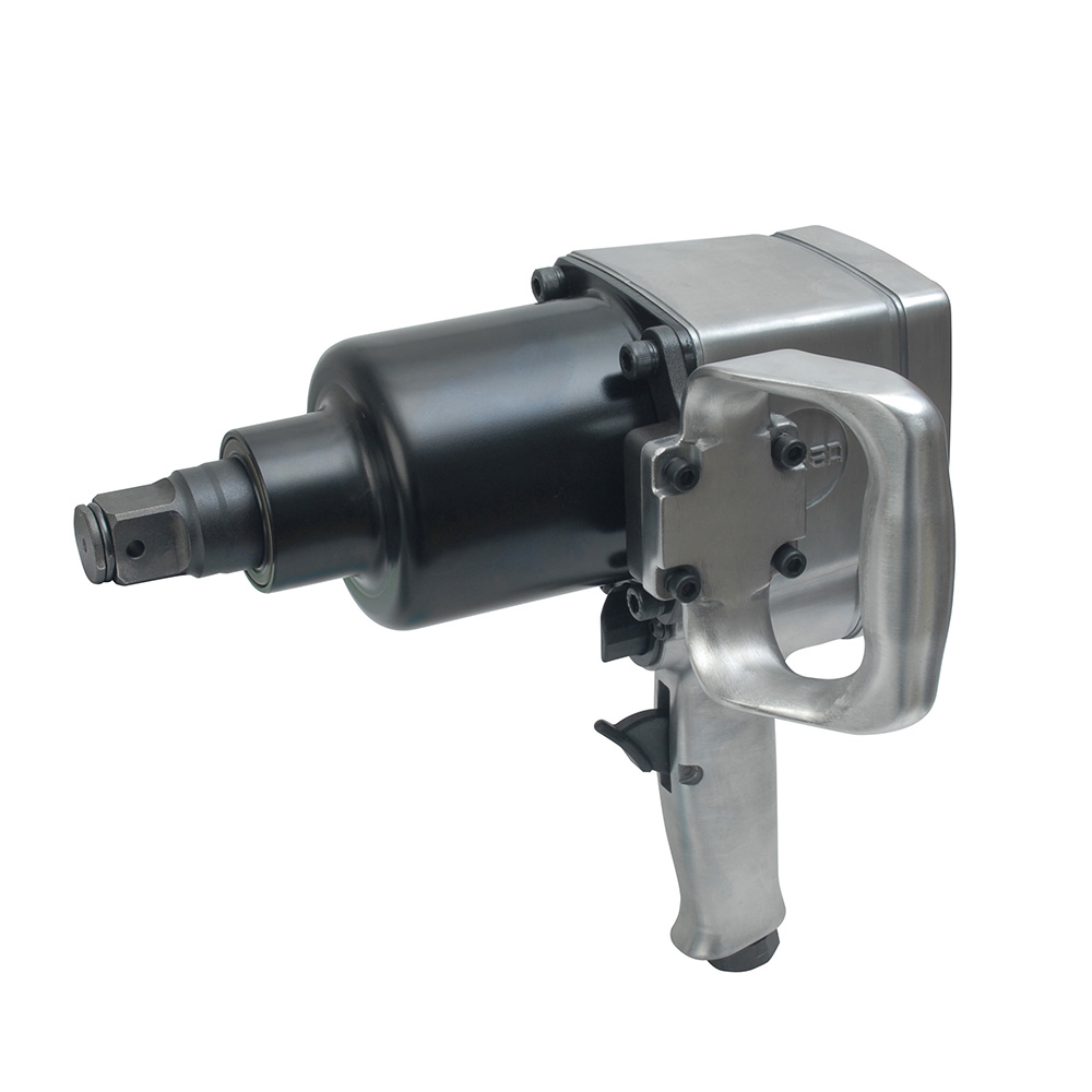 Pistola de impacto neumática cuadro de 1" 1,800 Ft-lb sistema twin hammer, Urrea