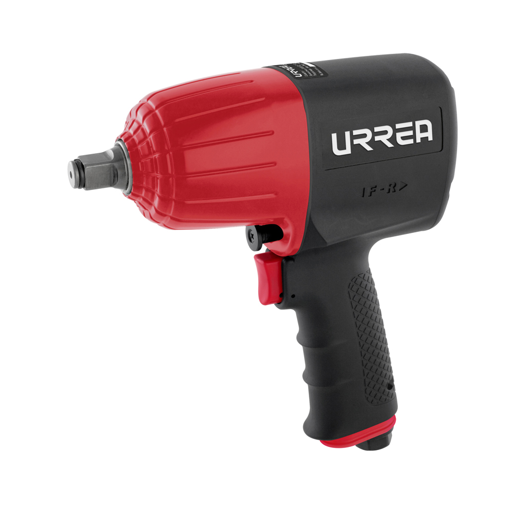 Pistola de impacto neumática cuadro de 1/2" 1,000 Ft-lb composite sistema twin hammer, Urrea