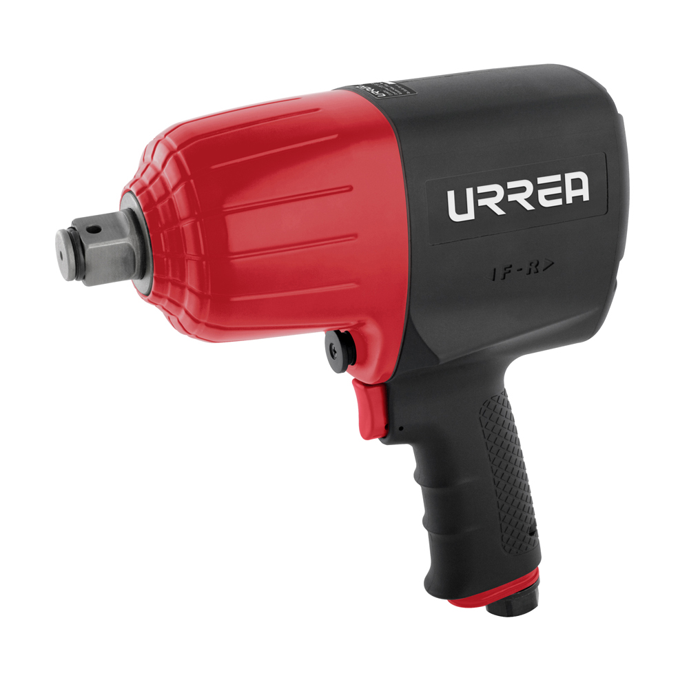 Pistola de impacto neumática cuadro de 1" 1,400 Ft-lb composite twin hammer, Urrea