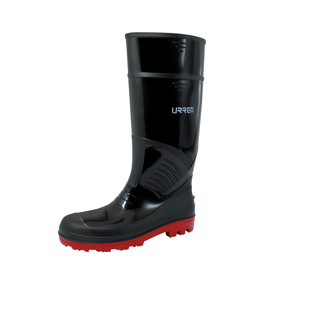 Botas de seguridad de PVC industriales con casquillo de acero #26 cm, Urrea