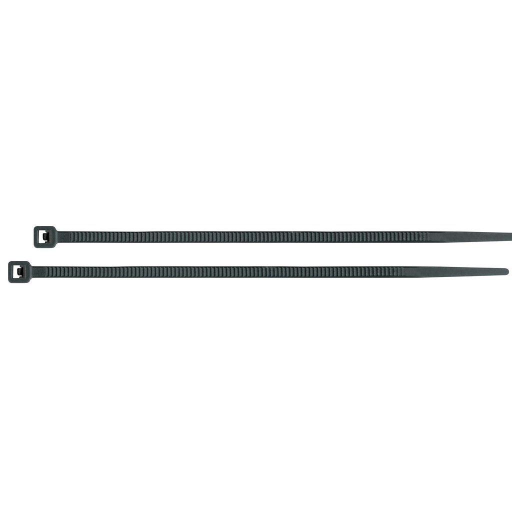 44323 / Bolsa con 50 cinchos plásticos 40 lb, 150x3.5 mm, negros, Volteck