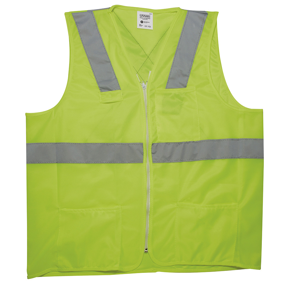 Chaleco de seguridad de alta visibilidad verde EG, Urrea