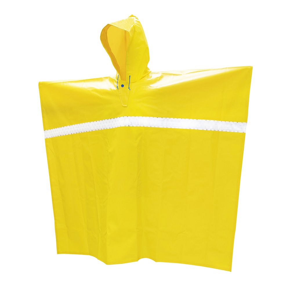 Poncho impermeable con reflejante térmico unitalla, Urrea