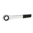 Llave de estrías pulido espejo plana de matraca en pulgadas, 12 puntas, 1-1/2", Urrea