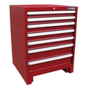 Gabinete fijo 7 gavetas 28" serie X, Urrea
