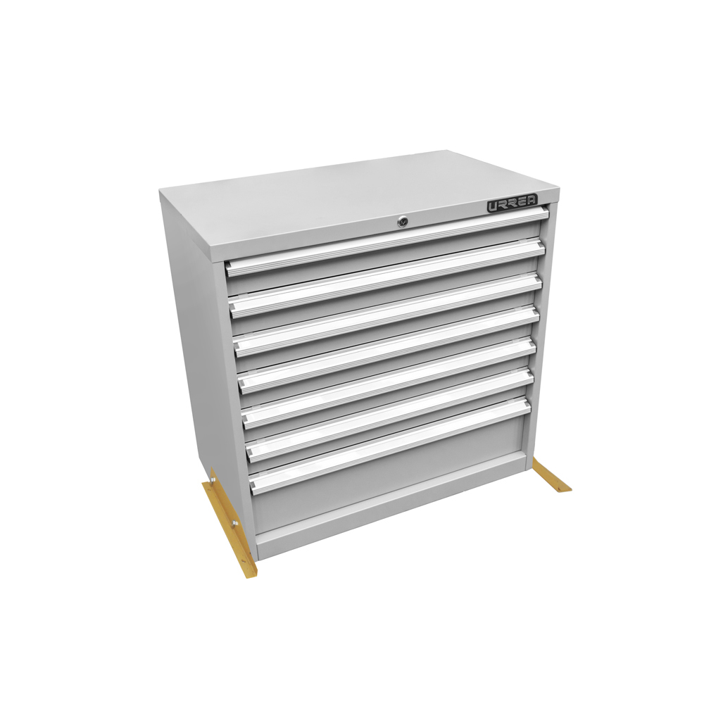 Gabinete modular fijo 7 gavetas 35" serie X, Urrea