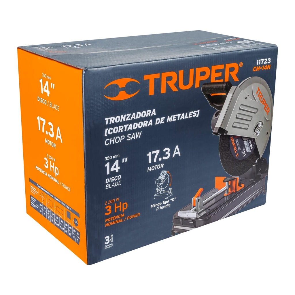 101559 / Caja de empaque de repuesto para CM-14N, Truper