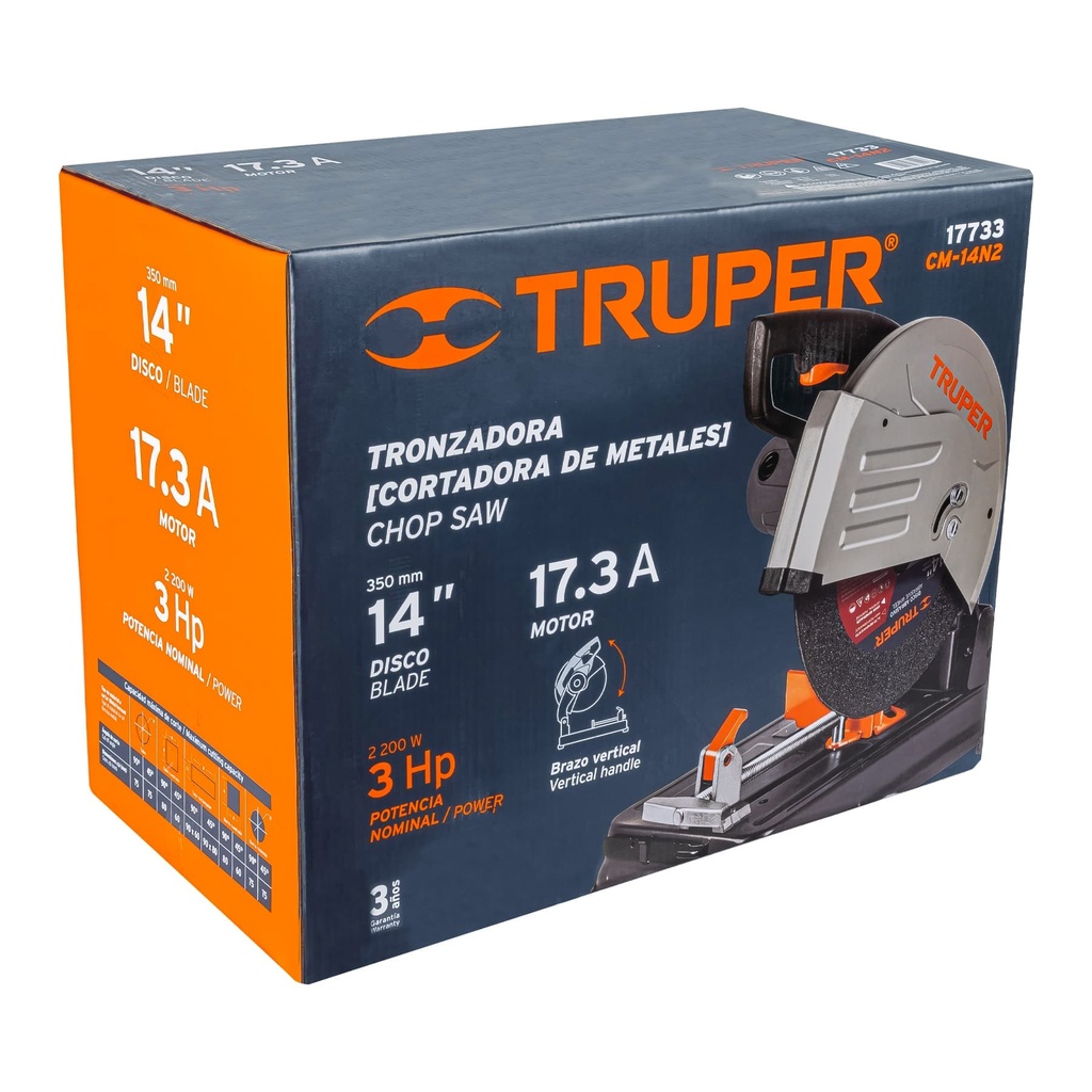101570 / Caja de empaque de repuesto para CM-14N2, Truper