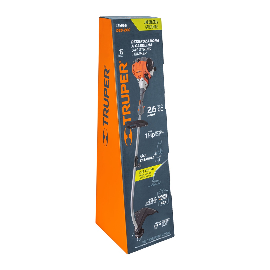 101762 / Caja de empaque de repuesto para DES-26C, Truper