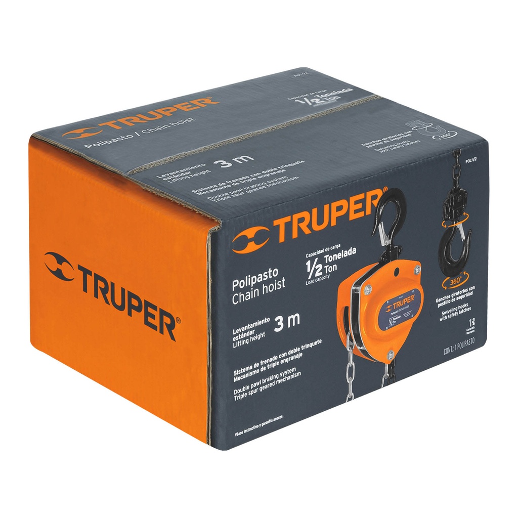101941 / Caja de empaque de repuesto para POL-1/2, Truper