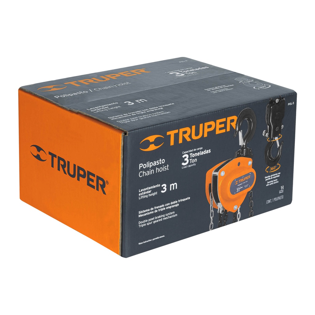 101944 / Caja de empaque de repuesto para POL-3, Truper