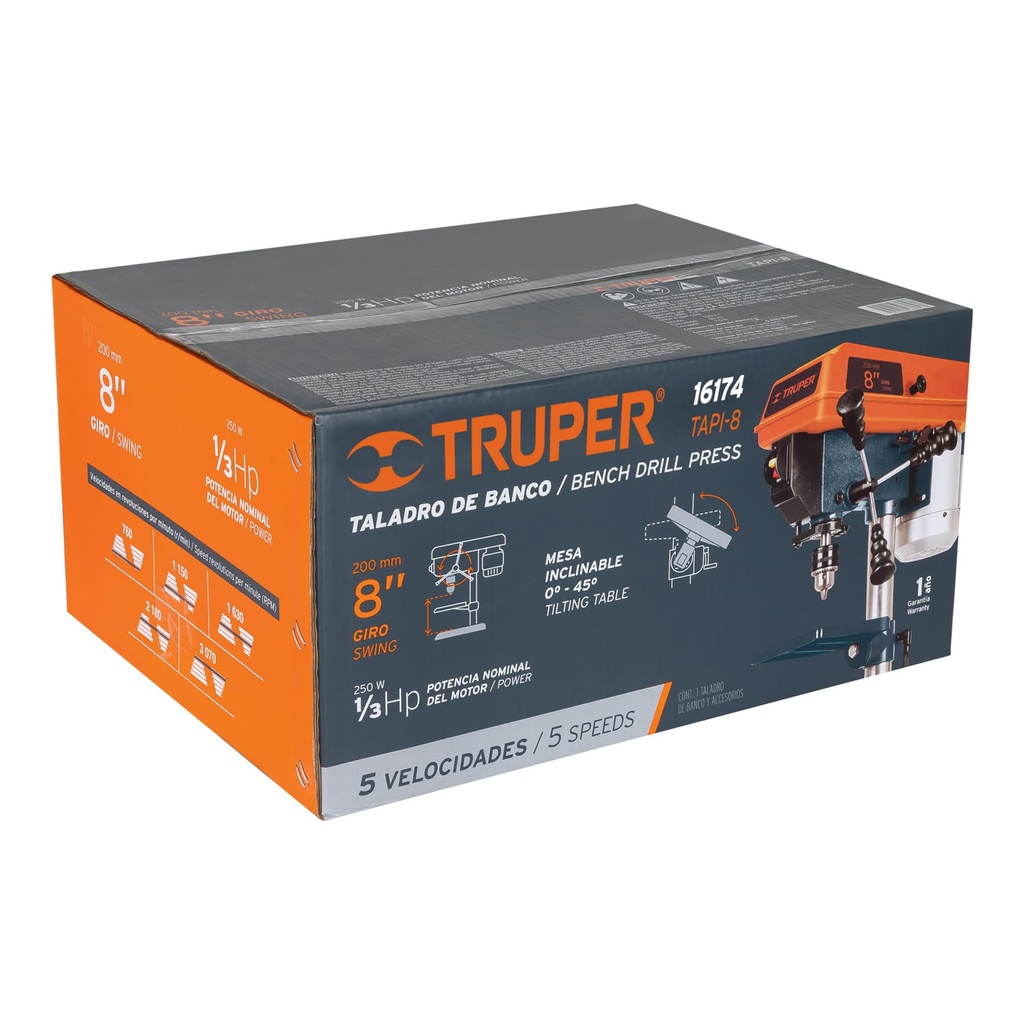 101833 / Caja de empaque de repuesto para TAPI-8, Truper