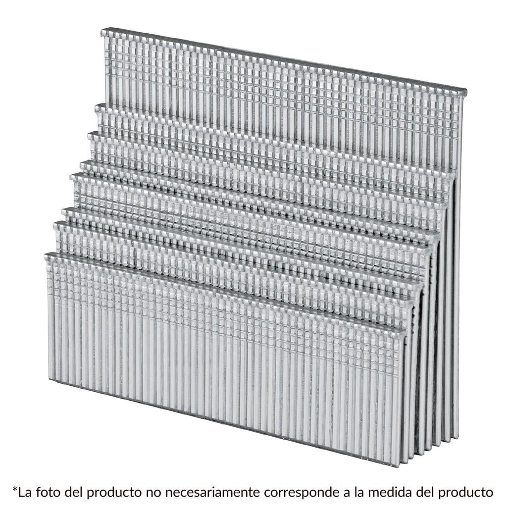 15016 / Caja con 2500 clavos calibre 16, 50 mm para CLNE-16, Truper