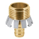 101731 / Conector 1/2' macho tipo garra de aluminio, Truper