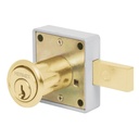 43567 / Cerradura para mueble, modelo 25, latón, Hermex