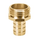 12289 / Conector 5/8' macho de latón sólido para manguera, Truper