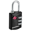 46291 / Candado maletero de combinación 27 mm seguridad TSA, blíster, Hermex