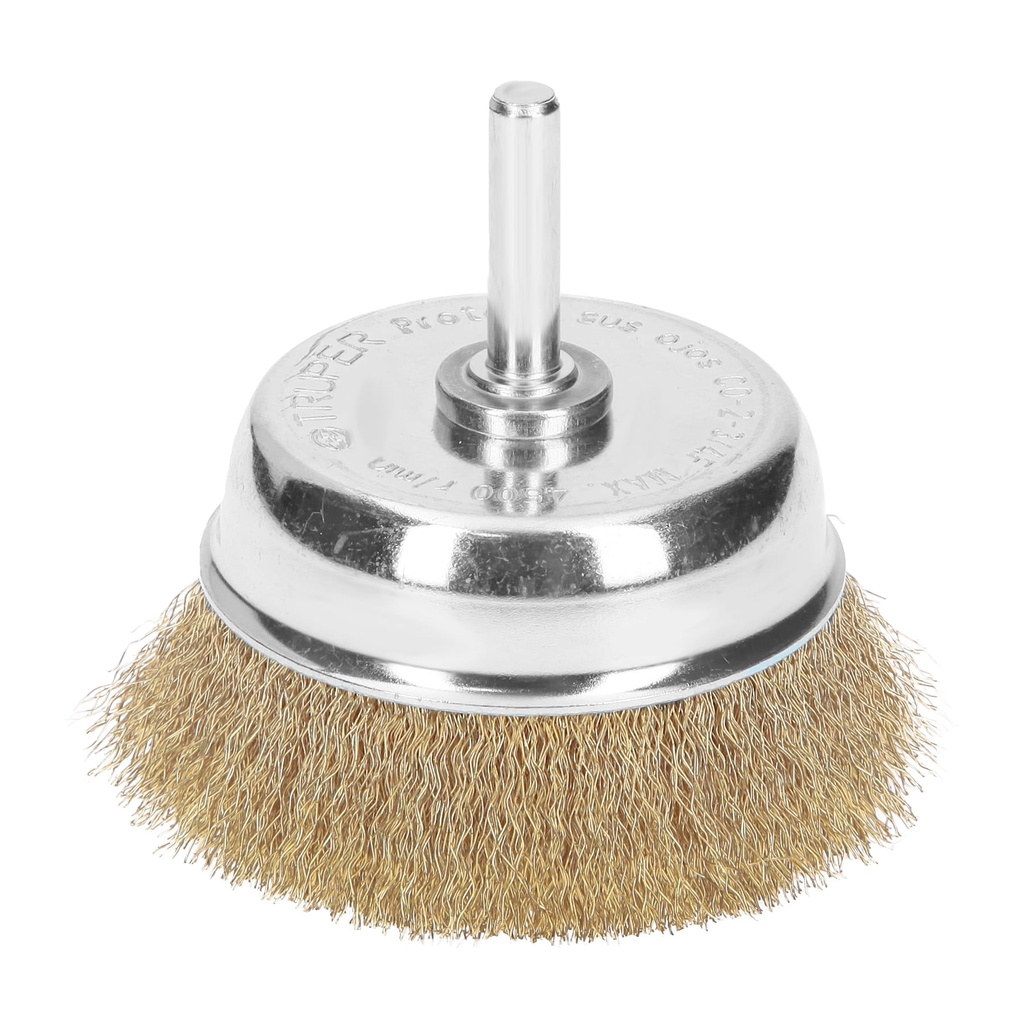 11592 / Carda de copa 2-3/4' alambre fino para taladro, Truper