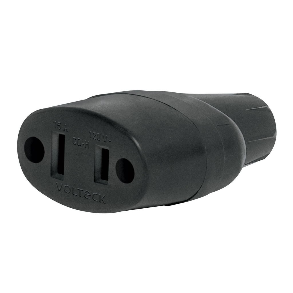 46123 / 2 Contactos de PVC, Volteck