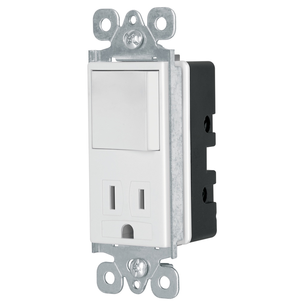 46008 / Interruptor-contacto, 2 polos + tierra, Classic, Volteck