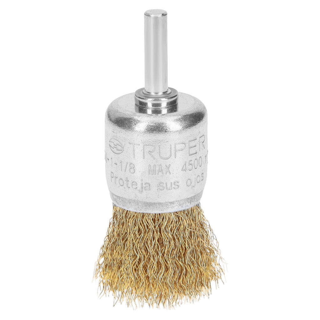 11596 / Carda de copa 1-1/8' alambre grueso para taladro, Truper