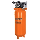 19366 / Compresor de aire, con banda, vertical 240L 4HP, 220V Truper