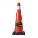 Cono de precaución de 90 cm de PVC con reflejante, Expert