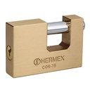 43357 / Candado antipalanca, 75mm, cuerpo de latón llave tradicional, Hermex