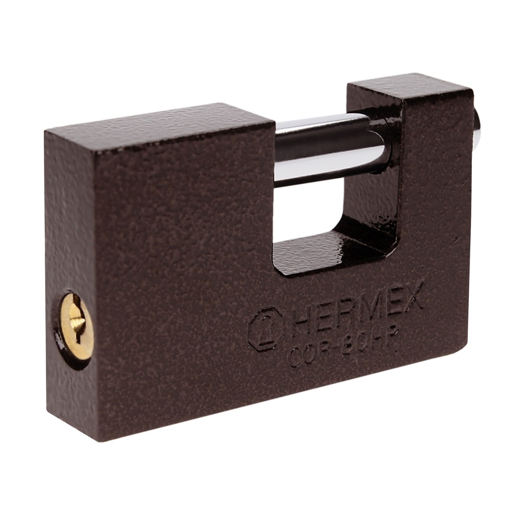22517 / Candado antipalanca 80 mm cuerpo de hierro, Hermex Basic