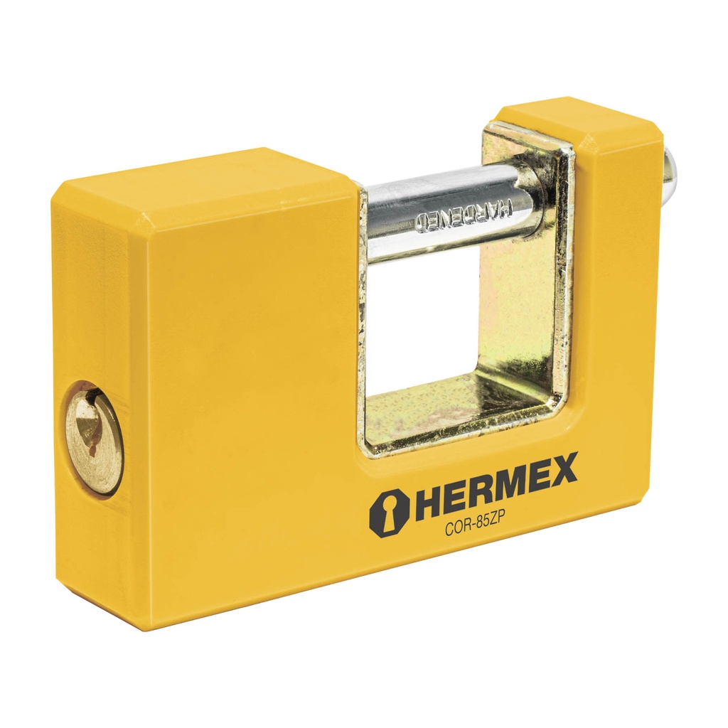 27088 / Candado antipalanca 85 mm cuerpo metálico, Hermex Basic