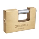 43358 / Candado antipalanca, 88mm, cuerpo de latón llave tradicional, Hermex