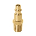 19083 / Conector rápido de latón, tipo M, cuerda 1/4' NPT, macho, Truper