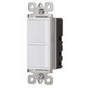 46337 / Interruptor dúplex, 1 sencillo y 1 de 3 vías, línea Classic, Volteck