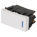 47048 / Interruptor de 3 vías, 1 módulo, línea Española,color blanco, Volteck