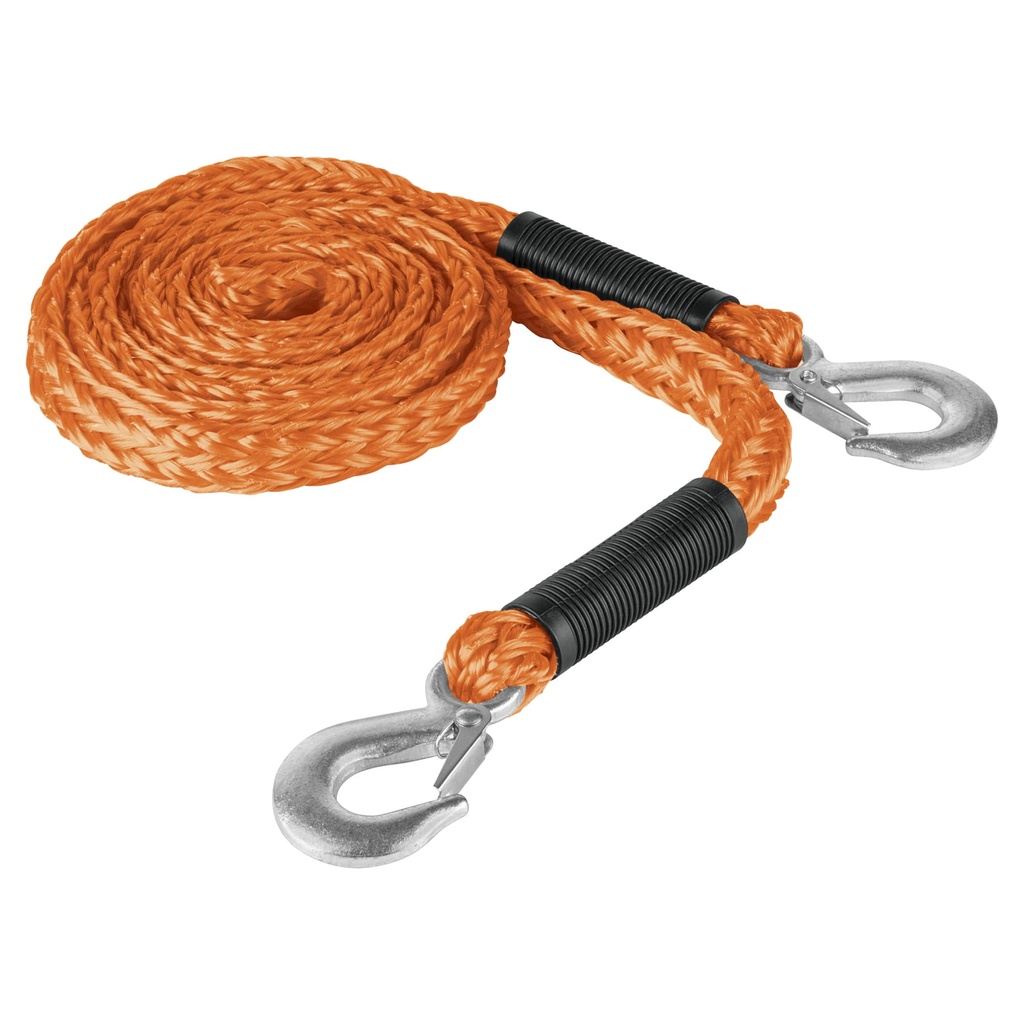 18345 / Cuerda con ganchos para remolque, 22 mm x 3.5 m, Truper