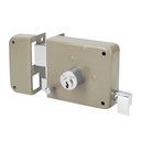 27048 / Cerradura sobreponer izq instala-fácil, blíster, Basic, Hermex